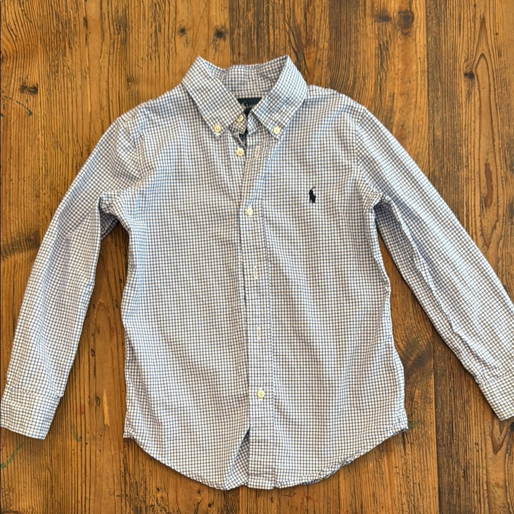 Kids Ralph Lauren  Blue button down Shirt